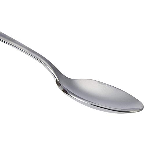 Parage 12 Pieces Stainless Steel Tea Spoon Set for Tea, Coffee, Sugar, Condiments & Spices, 14.5cm, Small Spoons (Round edges)